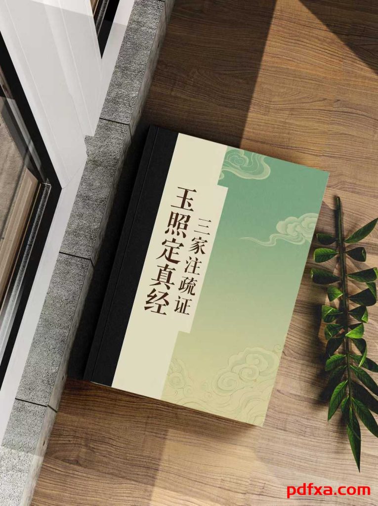 《玉照定真经 三家注疏证》